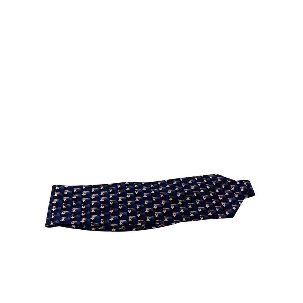 Stonehenge silk tie Flag‎ Stars Stripes
